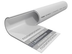 Труба TEBO SDR6 (PN20) 32x5,4 армированная в центре перфор. алюмин. бел. PP-R метр (4/40)