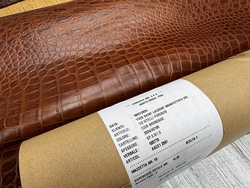 Крокодил цв. Коньячный / Porosus Cognac, толщ. 0,9-1,1 мм, натуральная кожа