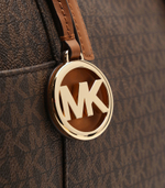 кожаная сумка-шопер jet set item Michael Kors - коричневый(30S0GTTT1B)