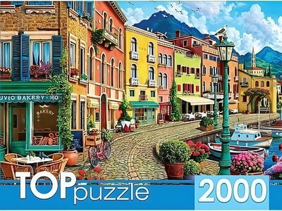 Пазлы 2000 эл.TOPpuzzle "Прогулка по солнечной набережной" (ХТП2000-1595)