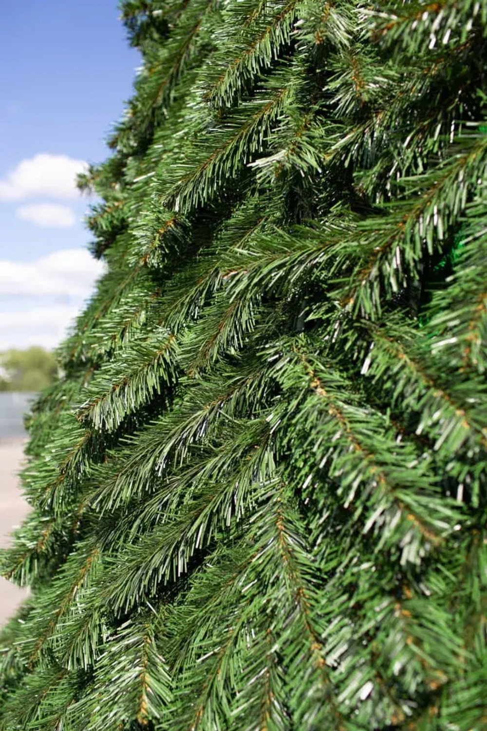 Уличная елка Русская зеленая 15 м., каркасная, ПВХ, Green Trees (GT15RUSPVC)