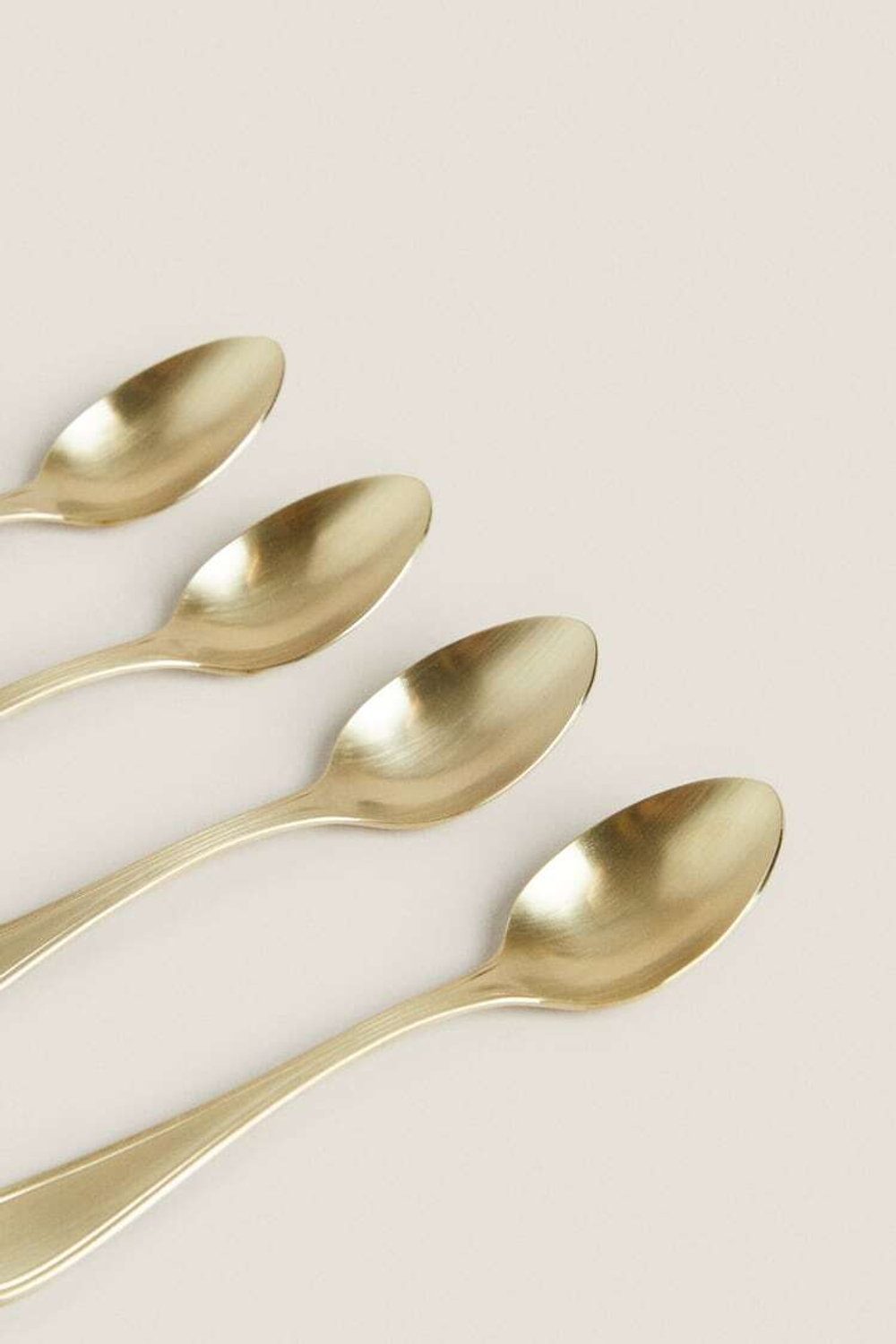 ZARA HOME НАБОР ДЕСЕРТНЫХ ЛОЖЕК, ЗОЛОТОЙ