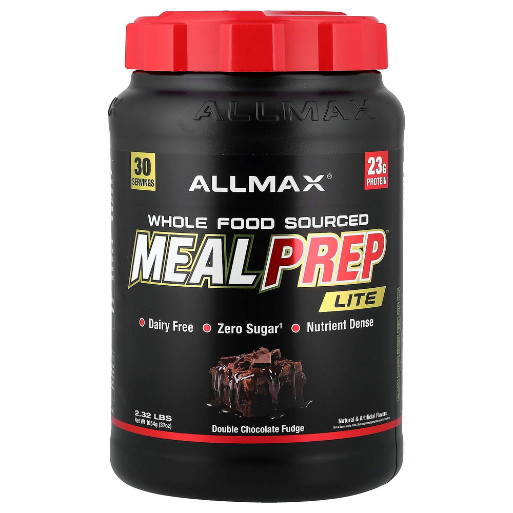 ALLMAX, Meal Prep™ Lite, помадка с двойным шоколадом, 1054 г (2,32 фунта)