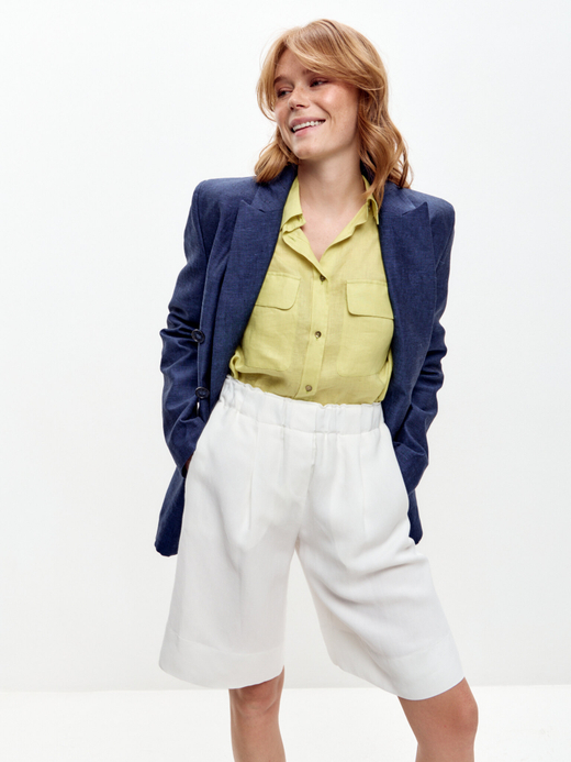 Льняные шорты