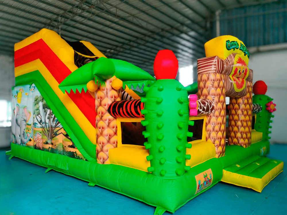 Коммерческий надувной батут «Сафари Ультра», 7*6*4 м.