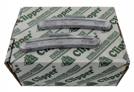 Грузики балансировочные для стальных дисков 70 г, 25 шт. CLIPPER 0270