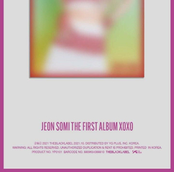 Альбом JEON SOMI - XOXO 1st Album RANDOM Version