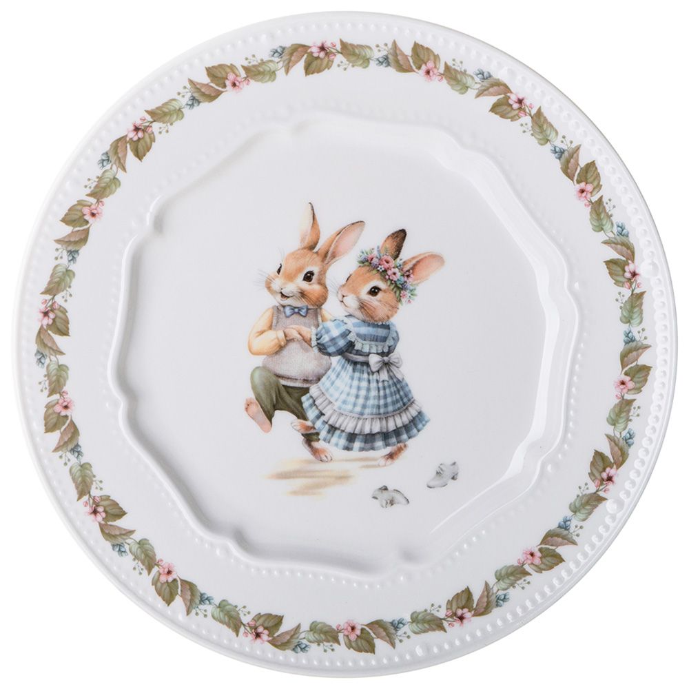 ТАРЕЛКА ЗАКУСОЧНАЯ LEFARD "RABBITS FAMILY" 20,5 СМ