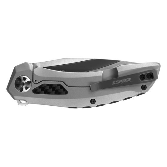 Складной нож KERSHAW Norad 5510 c клинком из стали D2, рукоять Stainless Steel / карбон