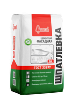 Шпатлевка цементная СТАРАТЕЛИ фасадная белая 20кг