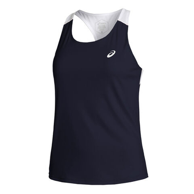 Женская теннисная майка ASICS Court Tank Top Women - Dark Blue, White