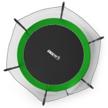Батут UNIX Line Simple 10 ft (305 см) с внешней защитной сеткой, зеленый