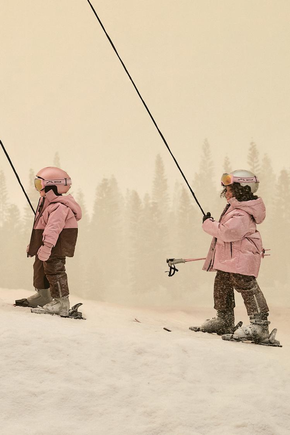 ZARA ВЕТРОЗАЩИТНАЯ И ВОДОНЕПРОНИЦАЕМАЯ КУРКА - SKI COLLECTION, РОЗОВЫЙ