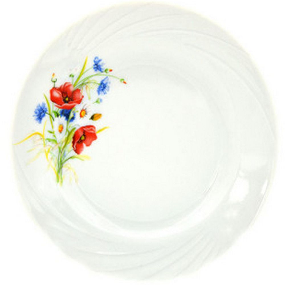 Тарелка мелкая "ЛЕТНИЙ ЛУГ (Голубка)" 17,5 см, Беларусь.