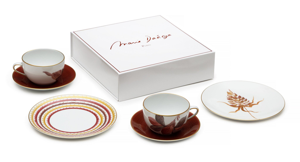 Набор чайный 6 предметов 350мл Marie Daage Belle Sisal Udaipur