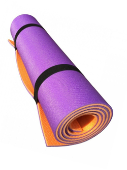 Коврик туристический Prival Camping 16, 1800х600х16 оранж/фиолетовый (С чехлом для переноски)