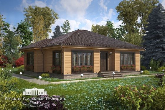 Проект одноэтажного дома &quot;Дельта&quot; 150 кв.м.