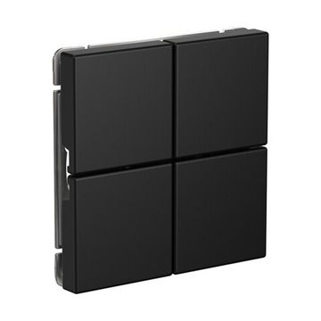 Выключатель сценарный 4-кл. ArtGallery (сх. 1) карбон SE GAL001074