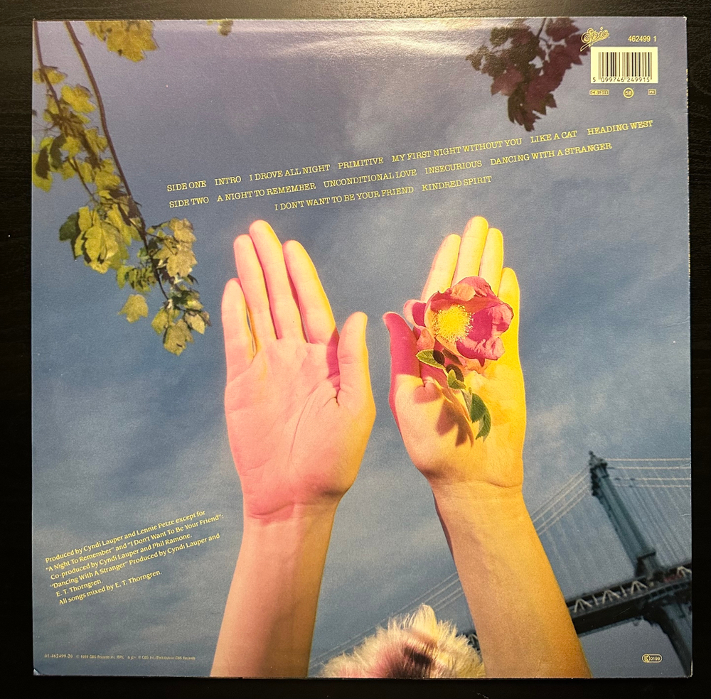 Cyndi Lauper - A Night To Remember (Голландия 1989г.)