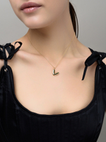 Колье с буквой