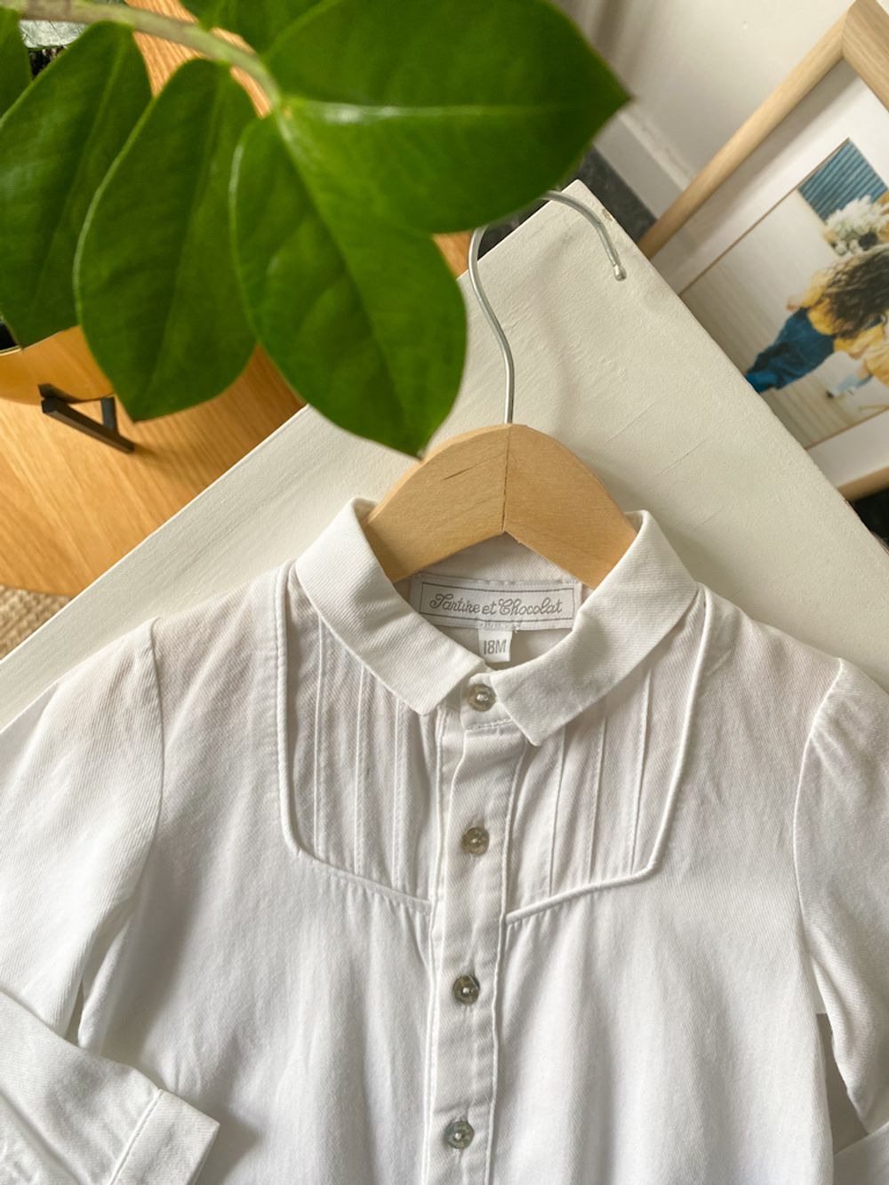 Хлопковая рубашка-боди Tartine et Chocolat, 86