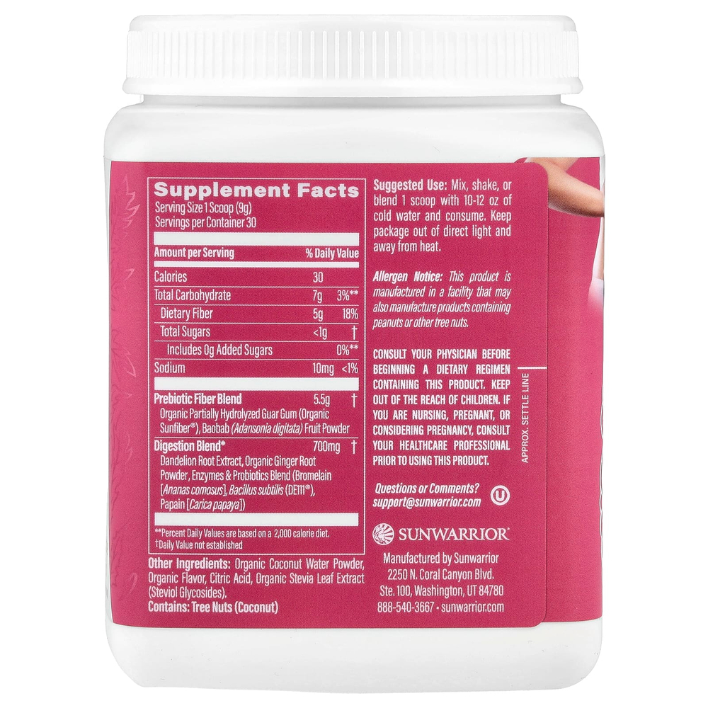 Sunwarrior, Shape, очищающее средство для сердцевины, ананас и ваниль, 270 г (9,5 унции)