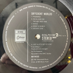 Винтажная виниловая пластинка LP Maywood Different Worlds (Japan 1981) (Obi)