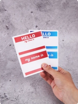 Hello my name is на банковскую карту