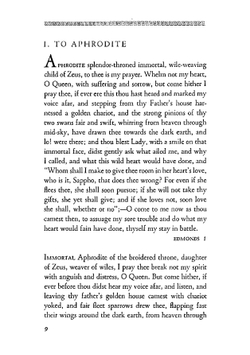 Songs of Sappho in English translation by many poets | Sappho