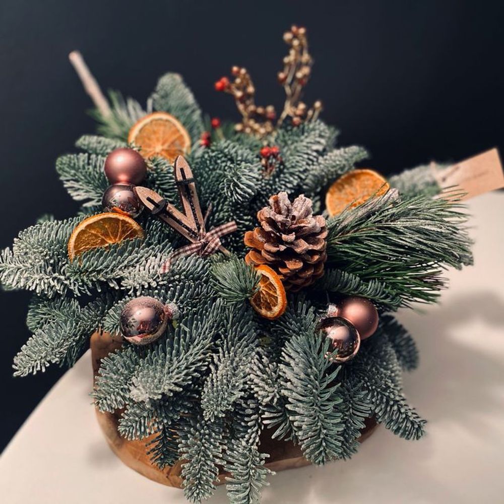 Новогодняя композиция &quot;New Year&#39;s joy&quot;