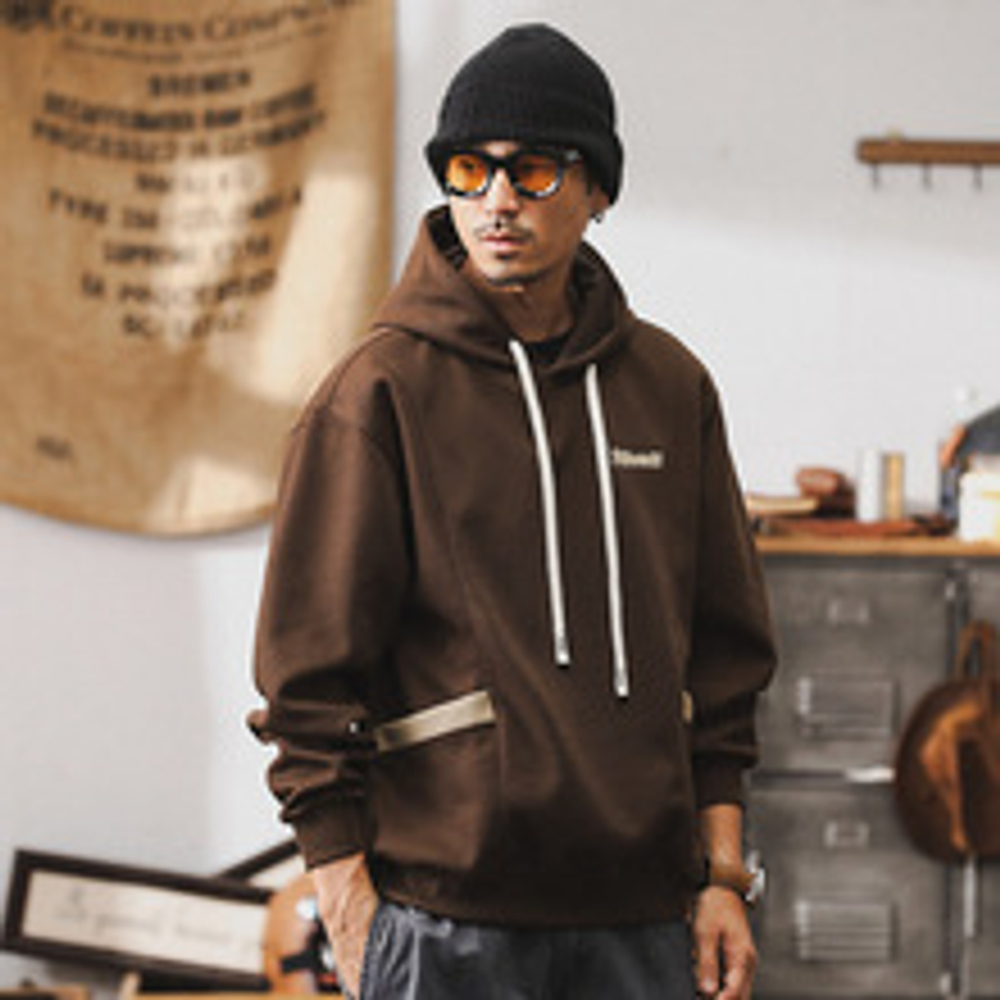 Худи мужской свободный с капюшоном