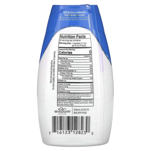SweetLeaf Stevia, Sweet Drops, ваниль, 50 мл (1,7 жидк. Унции)