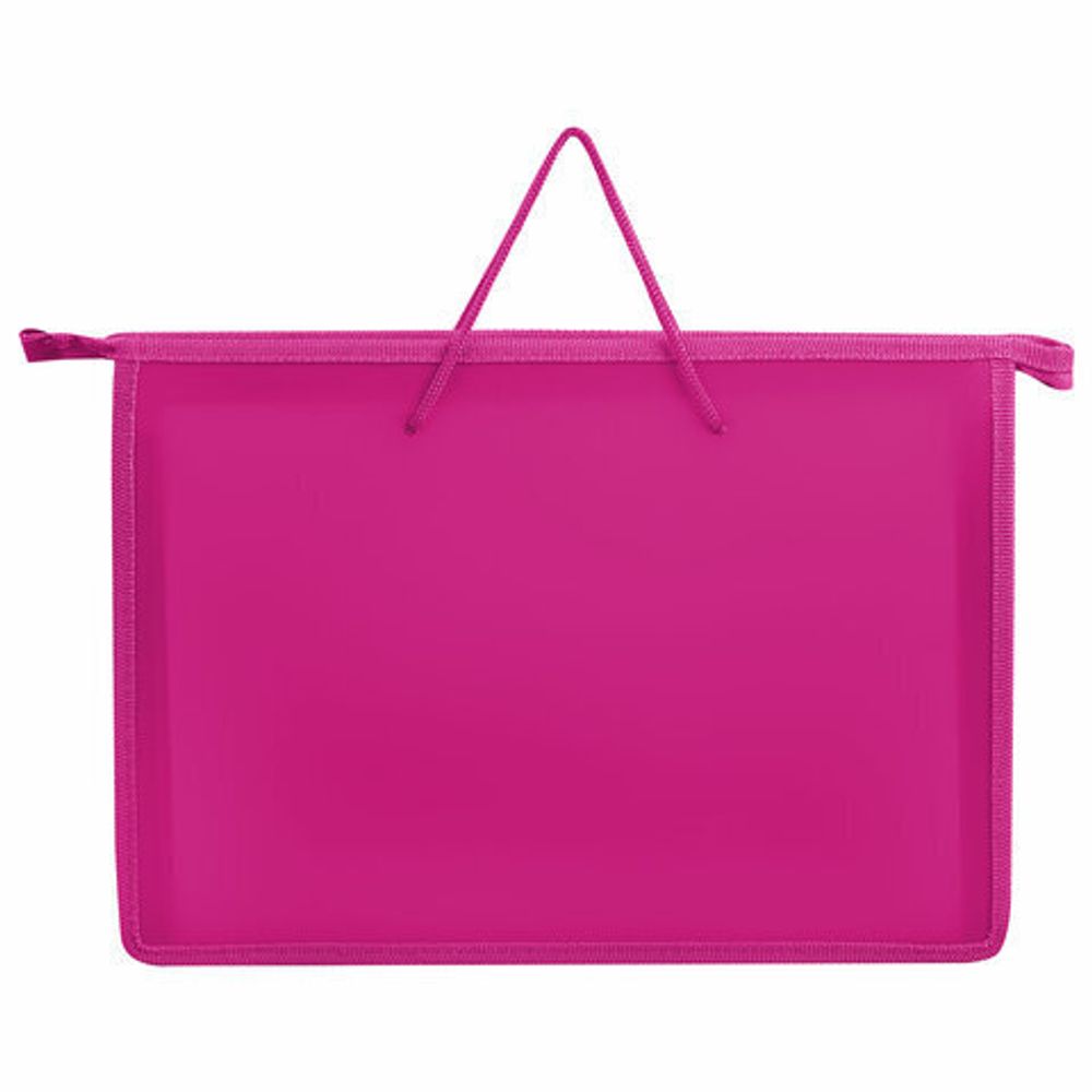 Папка на молнии с ручками ПИФАГОР, А4, 1 отделение, пластик, ручки-шнурок, "Lazy cat", 270863