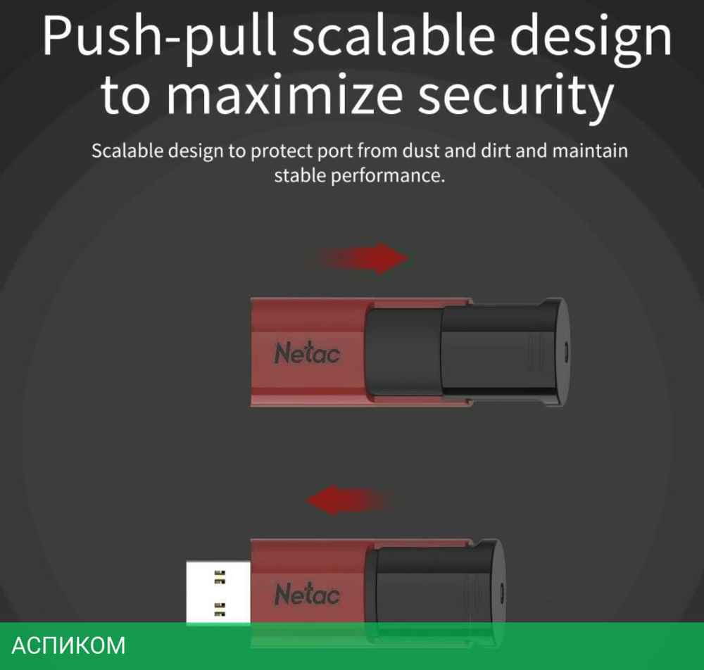 USB Flash-накопитель Netac U182 32GB (NT03U182N-032G-30BL)