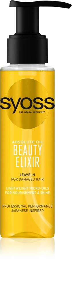Syoss Repair Beauty Elixir - набор масел по уходу за поврежденными волосами / 100 ml / GTIN 9000100692083