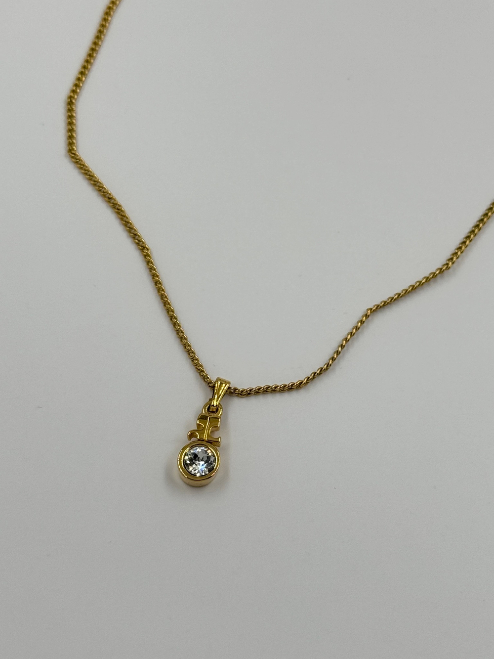 Кулон с кристаллом Courreges