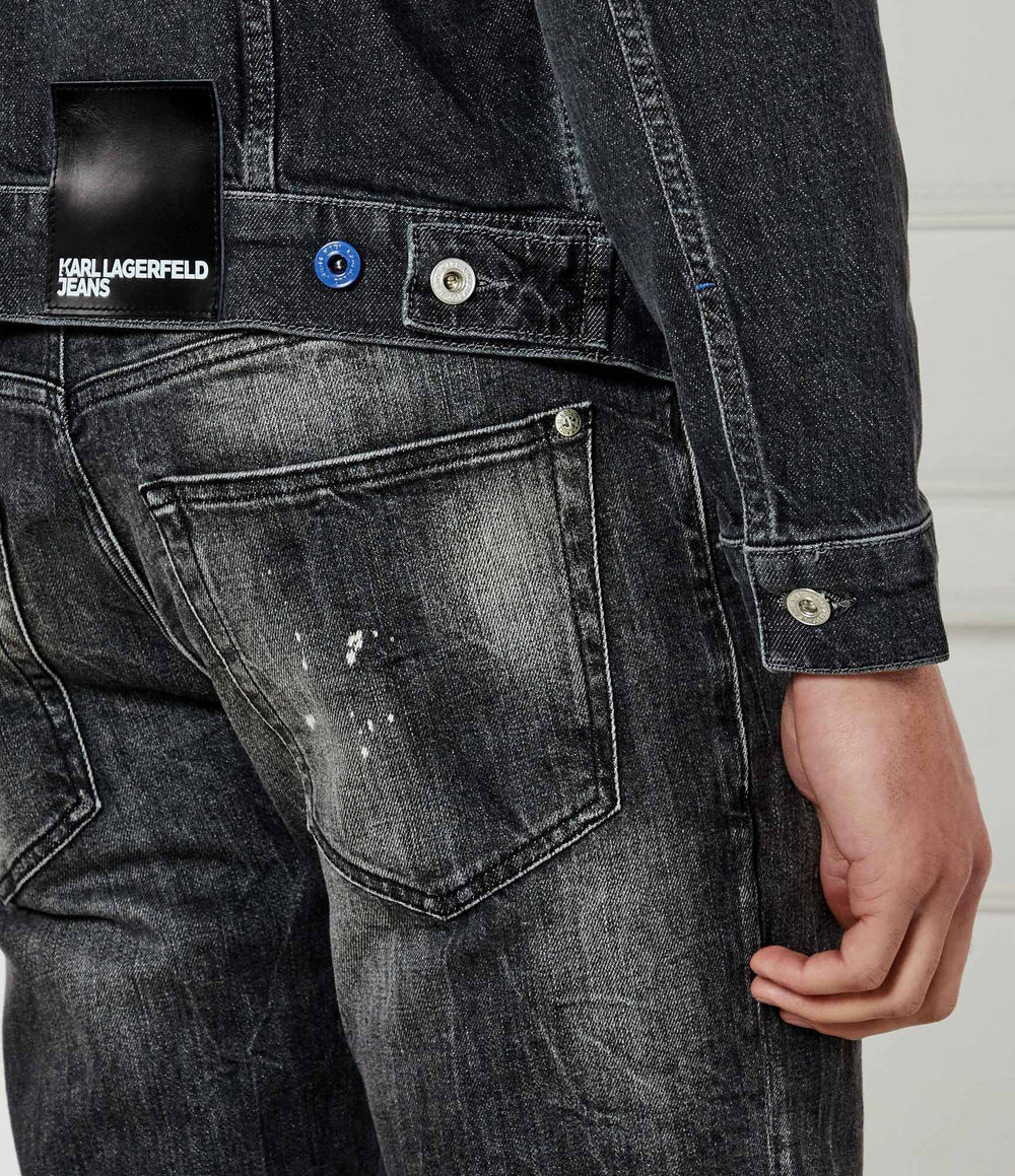 Джинсовая куртка Karl Lagerfeld Jeans - графитовый(A1M14018)