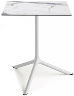Стол ламинированный обеденный Scab Design Tripe Maxi, белый, белый мрамор Каррара