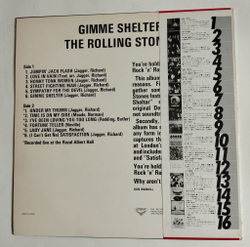 Винтажная виниловая пластинка LP The Rolling Stones Gimme Shelter (Japan 1978) (Obi)