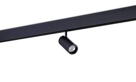 Светодиодный светильник Alpha для SPACE Track system 10Вт, D45xL100 мм, 865Лм, 36°, 4000К, недиммируемый, Ra>90, черный
