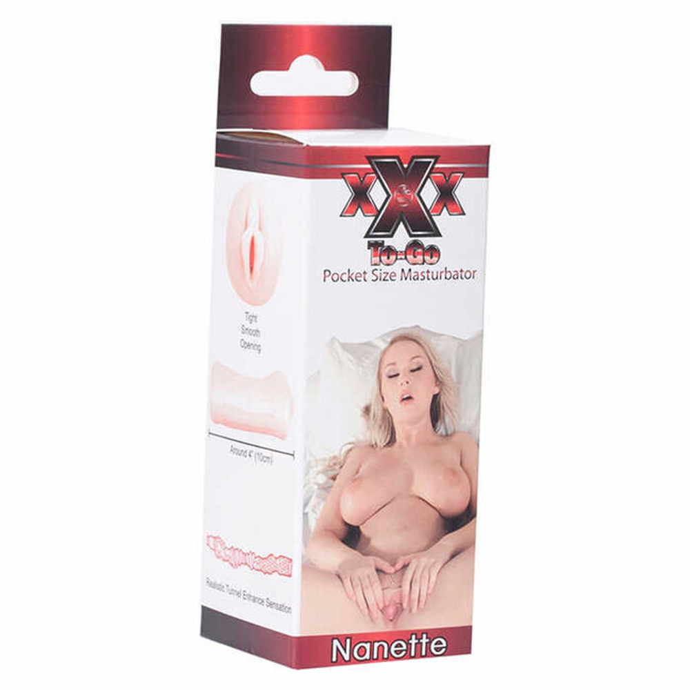 Мастурбатор-вагина XXX To-Go Nanette (Цвет: телесный)