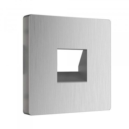 Накладка для RJ11 (серебряный рифленый)