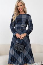 Платье Сильвия (серый/коричневый) Р11-1086/18 Nikol