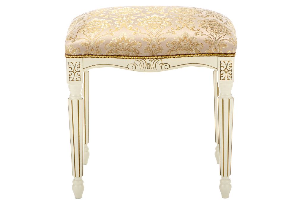 Банкетка Беттино патина золото / бежевый