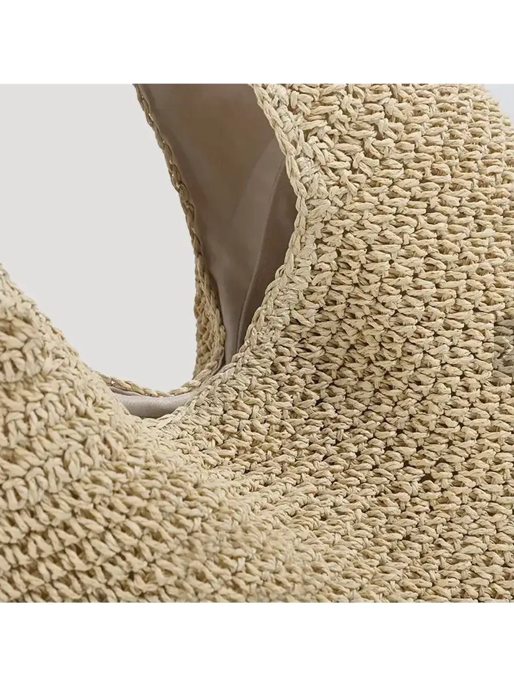 Сумка плетеная тоут соломенная летняя пляжная