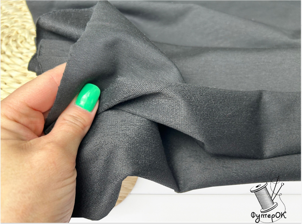 Футер 2-н петля ЧЕРНЫЙ