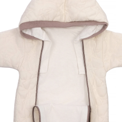 Комбинезон стеганый прогулочный бежевый