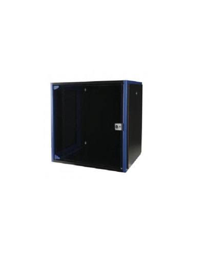 Шкаф телекоммуникационный Datarex DR-600211 настенный 19" 12U (600 × 650) дверь стекло, черный