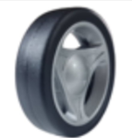 Колесо PLG-K 141, d79, черный