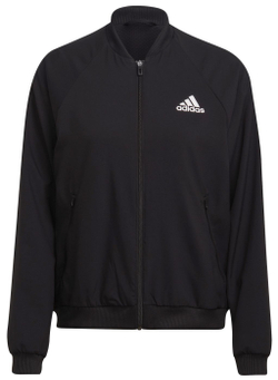 Женская Кофта теннисная Adidas W Woven Jacket - черный